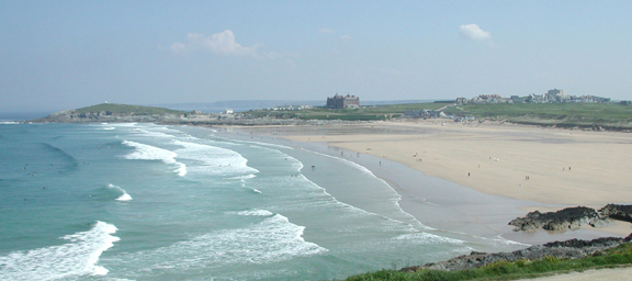 Fistral Beach from Pentire