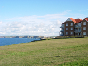 Headland Point Apartments: Our apartments are on the first floor from left to right.